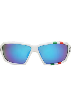Salice 003 ITA BIANCO/RW BLU Gafas de Sol para Mujer Blancas