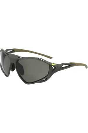 Nike ZEUS RISE IF1120X 355 Gafas de Sol para Hombre Verdes
