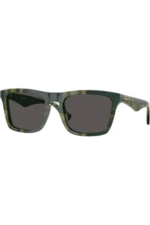 Burberry BE4434F Ajuste Asiático 412587 Gafas de Sol para Hombre Verdes