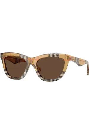 Burberry BE4435F Ajuste Asiático 414673 Gafas de Sol para Mujer Marrones