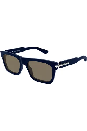 Alexander McQueen AM0495S 004 Gafas de Sol para Hombre Azules