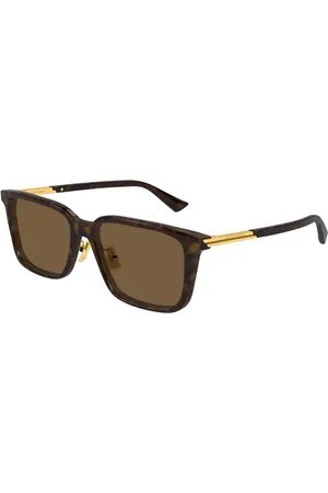 Bottega Veneta BV1374SK Ajuste Asiático 002 Gafas de Sol para Hombre Careyshell