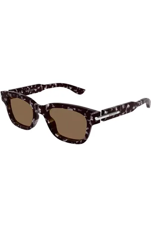 Alexander McQueen AM0497S 002 Gafas de Sol para Hombre Careyshell