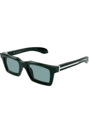 Alexander McQueen AM0506S 004 Gafas de Sol para Hombre Verdes