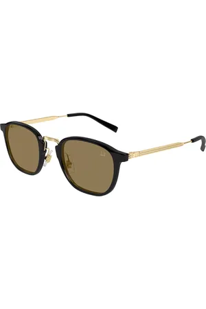 Dunhill DU0105SA Ajuste Asiático 001 Gafas de Sol para Hombre Negras