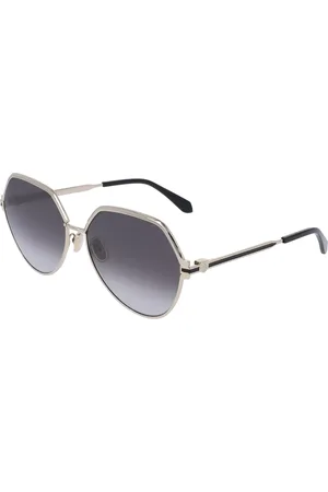 Salvatore Ferragamo SF325S 738 Gafas de Sol para Mujer Dorados