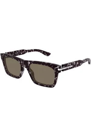 Alexander McQueen AM0495S 002 Gafas de Sol para Hombre Careyshell
