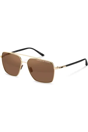 Porsche Design P8974 Polarized D406 Gafas de Sol para Hombre Dorados