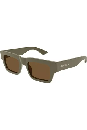 Alexander McQueen AM0508S 003 Gafas de Sol para Hombre Marrones