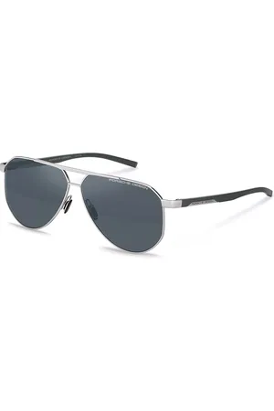 Porsche Design P8983 C187 Gafas de Sol para Hombre Plateadas