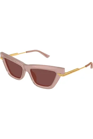 Bottega Veneta BV1241S 006 Gafas de Sol para Mujer Rosas