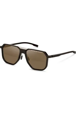 Porsche Design P8980 C171 Gafas de Sol para Hombre Marrones