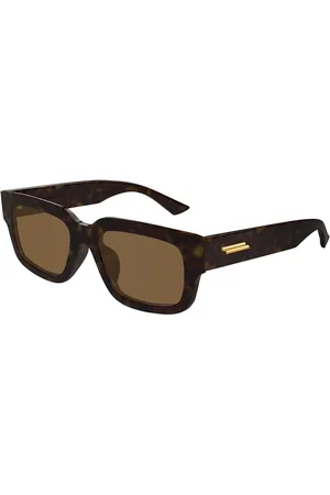 Bottega Veneta BV1359SA Ajuste Asiático 002 Gafas de Sol para Hombre Careyshell