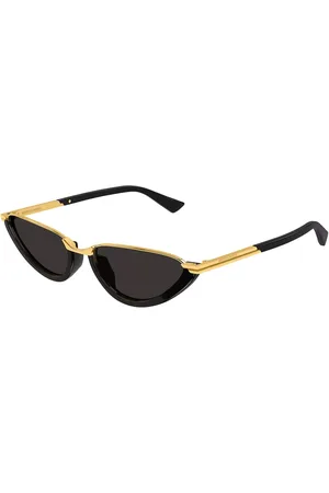 Bottega Veneta BV1346S 001 Gafas de Sol para Mujer Dorados