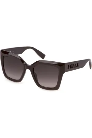Furla SFU810V 06YW Gafas de Sol para Hombre Marrones