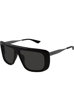 Alexander McQueen AM0492S Ajuste Asiático 002 Gafas de Sol para Hombre Negras