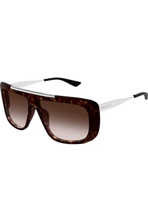 Alexander McQueen AM0492S Ajuste Asiático 003 Gafas de Sol para Hombre Careyshell
