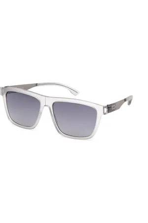 Ic! Berlin IC0057 Zeta 20B Gafas de Sol para Hombre Grises