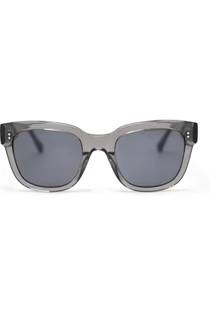 Messyweekend LIV Transparentes Grises Gafas de Sol para Mujer Grises