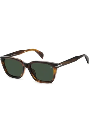 David beckham DB 7135/F/S Ajuste Asiático EX4/QT Gafas de Sol para Hombre Marrones