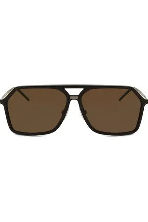 Dolce & Gabbana DG6196 315973 Gafas de Sol para Hombre Marrones