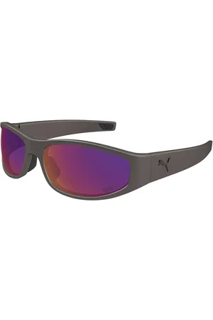 PUMA PU0483S 002 Gafas de Sol para Hombre Plateadas