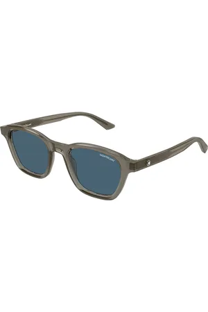 Montblanc MB0384S 003 Gafas de Sol para Hombre Grises