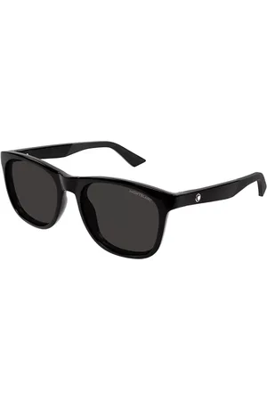 Montblanc MB0400S 001 Gafas de Sol para Hombre Negras