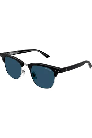 Montblanc MB0382S Ajuste Asiático 002 Gafas de Sol para Hombre Negras