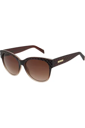 Karen Millen KM5058 182 Gafas de Sol para Mujer Marrones