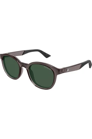 Montblanc MB0398S 003 Gafas de Sol para Hombre Grises