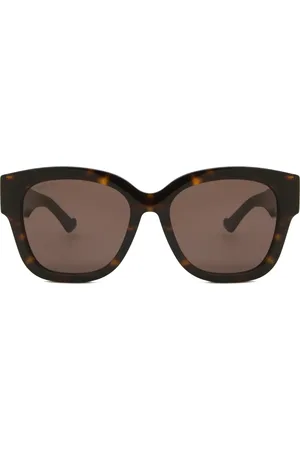 Gucci GG1550SK Ajuste Asiático 002 Gafas de Sol para Mujer Careyshell