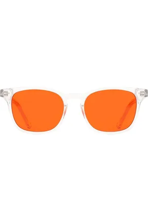 BON CHARGE Transparentes Azules Light Blocking Cristal Gafas de Sol para Hombre Cristal