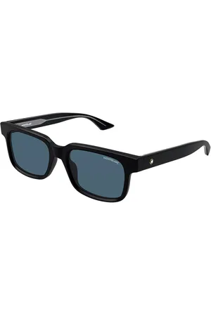 Montblanc MB0383S 003 Gafas de Sol para Hombre Negras
