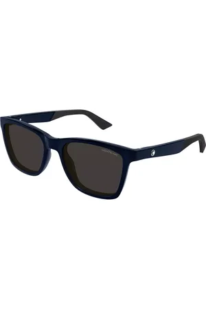 Montblanc MB0399S 004 Gafas de Sol para Hombre Azules