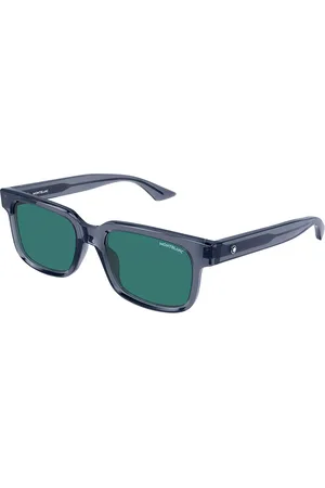 Montblanc MB0383S 004 Gafas de Sol para Hombre Grises