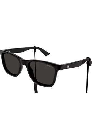 Montblanc MB0399S 006 Gafas de Sol para Hombre Negras