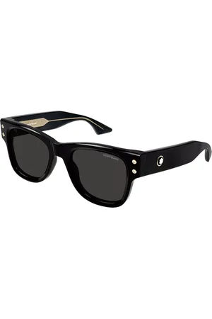 Montblanc MB0381S 001 Gafas de Sol para Hombre Negras