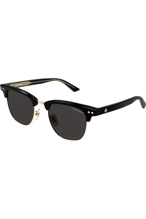 Montblanc MB0382S Ajuste Asiático 001 Gafas de Sol para Hombre Dorados