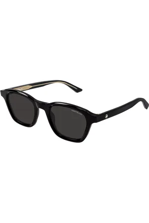Montblanc MB0384S 001 Gafas de Sol para Hombre Negras
