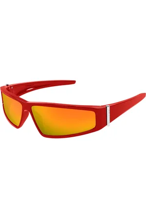 Alexander McQueen AM0490S 008 Gafas de Sol para Hombre Rojas