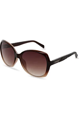 Karen Millen KM5055 103 Gafas de Sol para Mujer Marrones