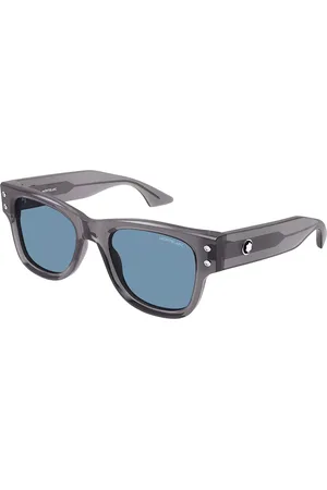 Montblanc MB0381S 004 Gafas de Sol para Hombre Grises
