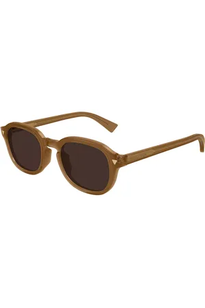 Bottega Veneta BV1364S 004 Gafas de Sol para Hombre Marrones