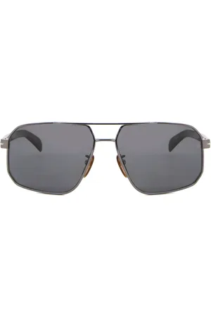 David beckham DB 7102/S 85K/M9 Gafas de Sol para Hombre Plateadas