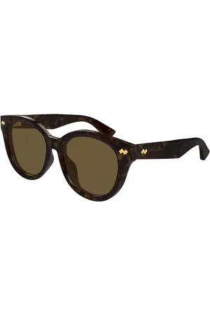 Bottega Veneta BV1352SK Ajuste Asiático 002 Gafas de Sol para Mujer Careyshell