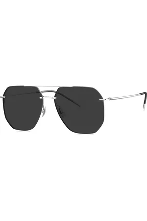BOLON BV1025 Polarized C90 Gafas de Sol para Hombre Plateadas