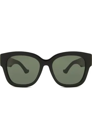 Gucci GG1550SK Ajuste Asiático 001 Gafas de Sol para Mujer Negras