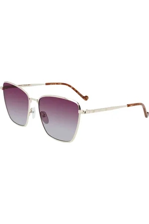 Liu Jo LJ145S 717 Gafas de Sol para Hombre Dorados