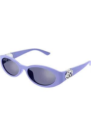 Gucci GG1662SA Ajuste Asiático 003 Gafas de Sol para Mujer Purple